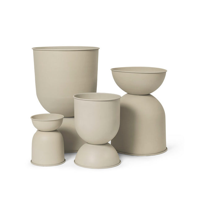 Hourglass Blumentopf cashmere Large - ferm LIVING