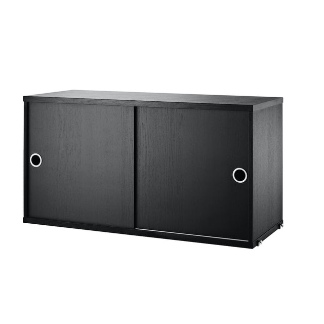 Schrank mit Schiebetüren 78x30cm - String Furniture