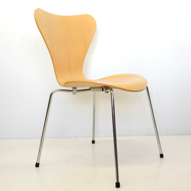 Vintage Stuhl 3107 Buche - Arne Jacobsen für Fritz Hansen