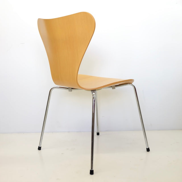 Vintage Stuhl 3107 Buche - Arne Jacobsen für Fritz Hansen