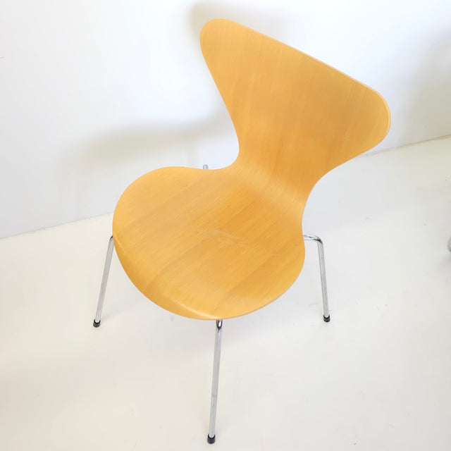 Vintage Stuhl 3107 Buche - Arne Jacobsen für Fritz Hansen