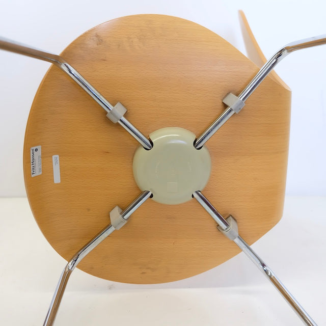 Vintage Stuhl 3107 Buche - Arne Jacobsen für Fritz Hansen