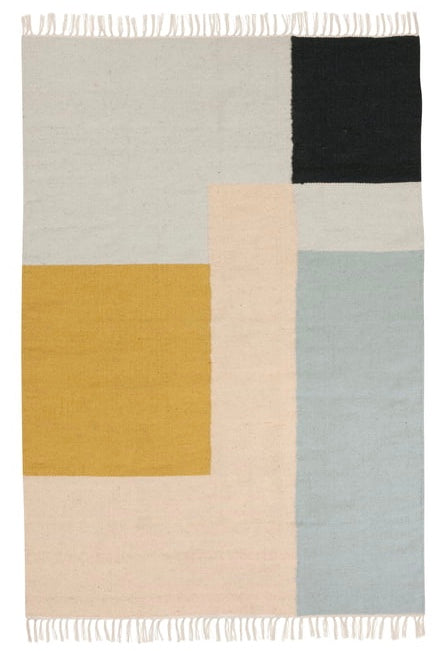 Kelim Rug Teppich Squares - ferm LIVING