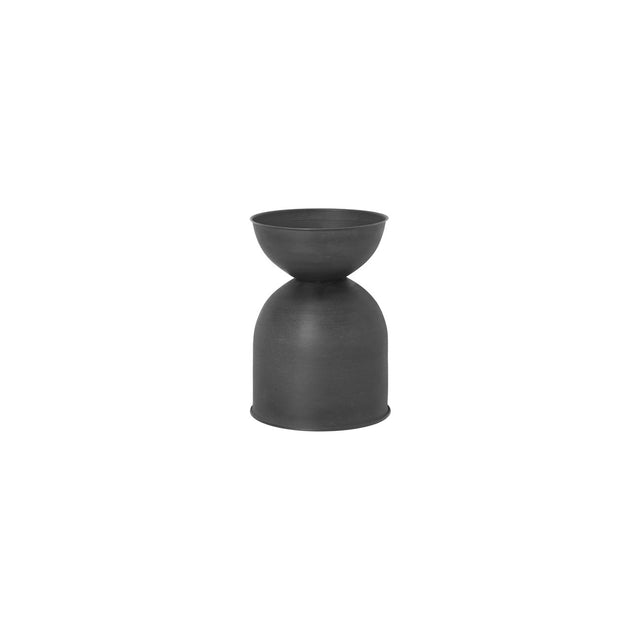 Hourglass Blumentopf schwarz XS - ferm LIVING