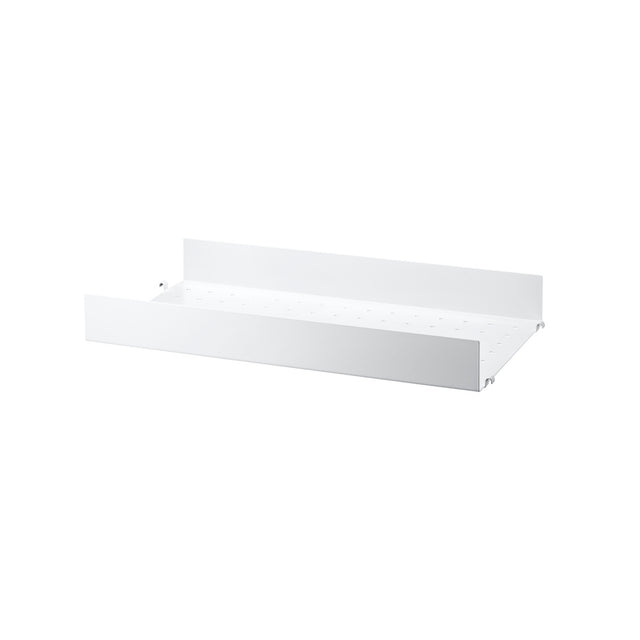 Regalboden aus Metall mit hohem Rand 58x30cm - Regalsystem - String Furniture