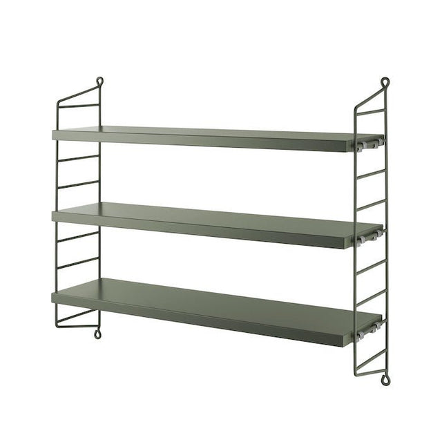 String Pocket Wandregal Sage - String Furniture - DesignWe.Love