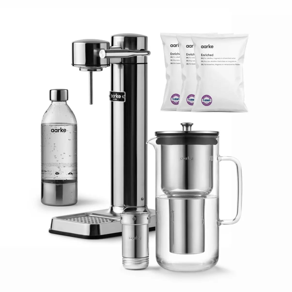 Aarke Sparpaket Carbonator 3 + Purifier Wasserfilter-Set &ndash; im Sommer Sale