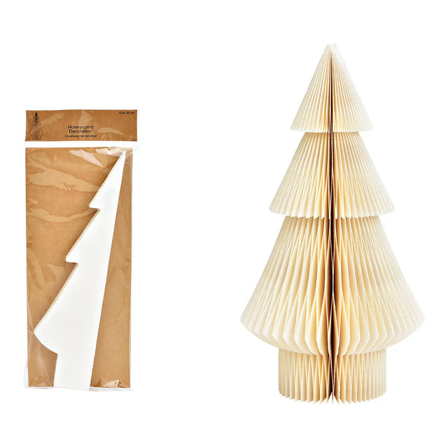 Papier Tannenbaum Fichte | faltbar aus Wabenpapier