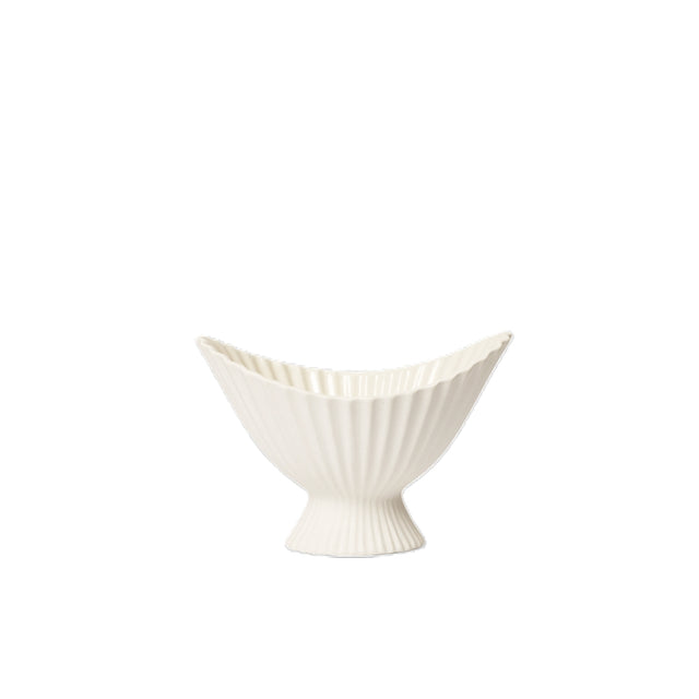Dekoschale Fountain Bowl S off-white - ferm LIVING