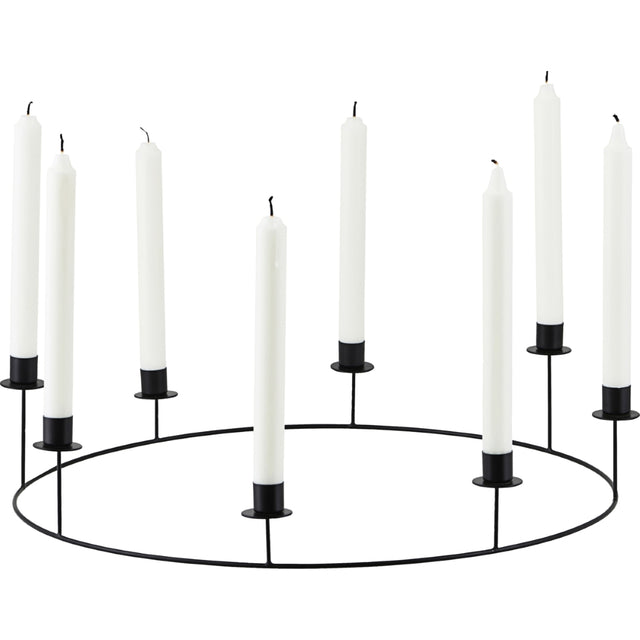 Weihnachtsdeko Kerzenständer Ring Schwarz - House Doctor - Weihnachten 2025