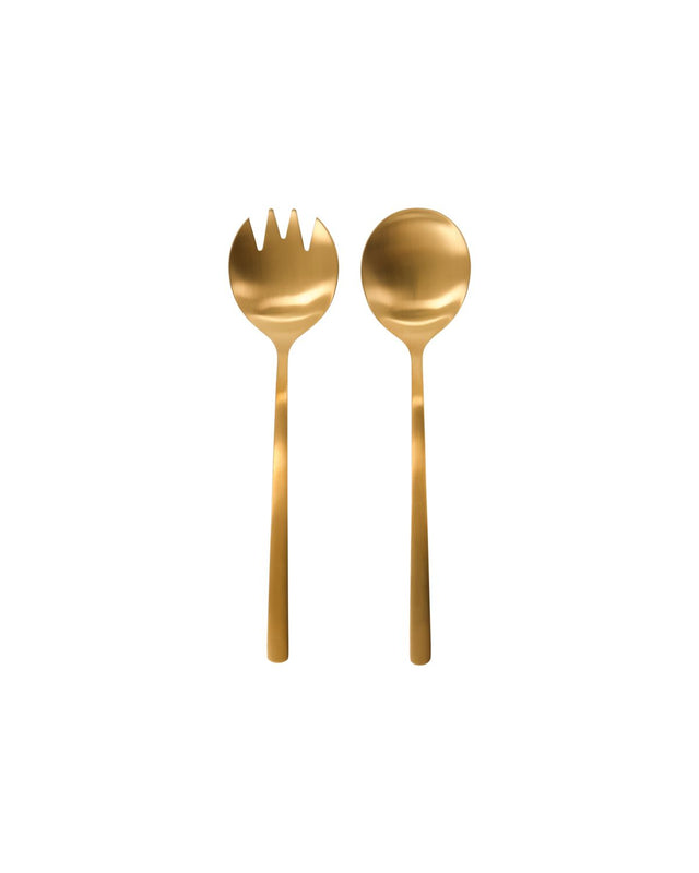 Salatbesteck Golden - House Doctor
