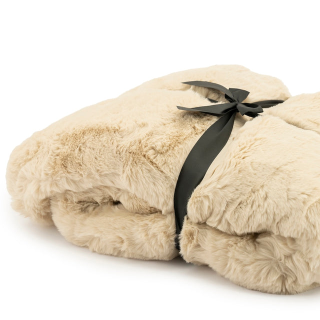 Tagesdecke Plaid Mosa Beige - By-Boo