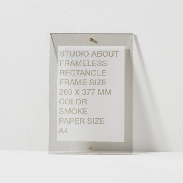 Rahmenloser Bilderrahmen Frameless - Studio About