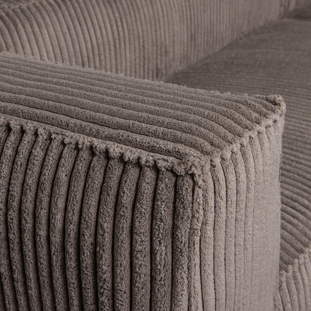 3,5 Sitzer Sofa Bean Ribcord Mud - WOOOD