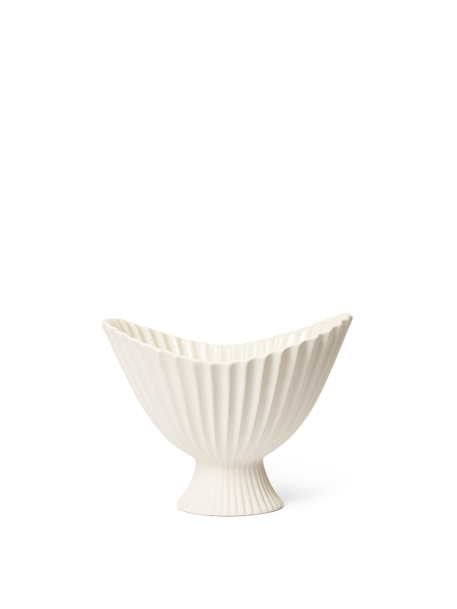 Dekoschale Fountain M off-white - ferm LIVING