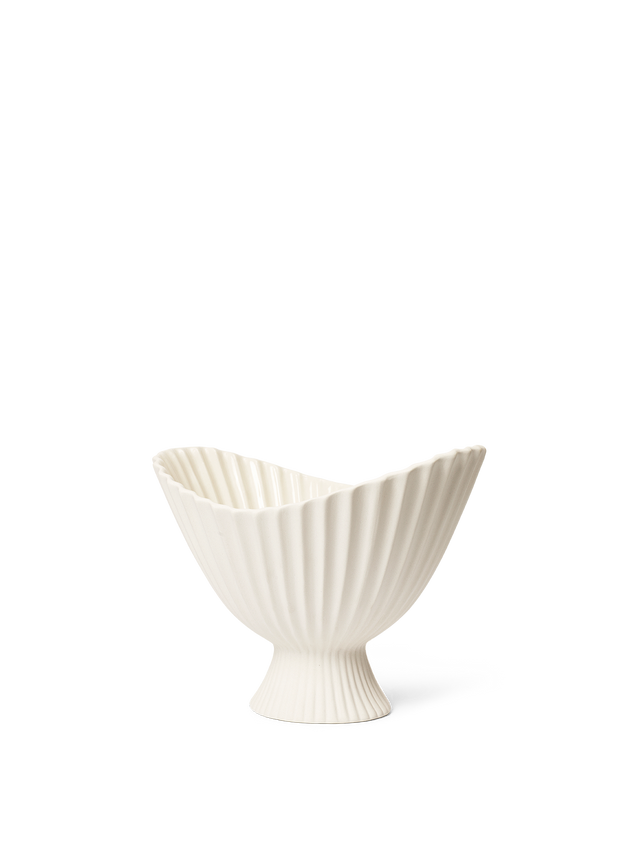 Dekoschale Fountain M off-white - ferm LIVING