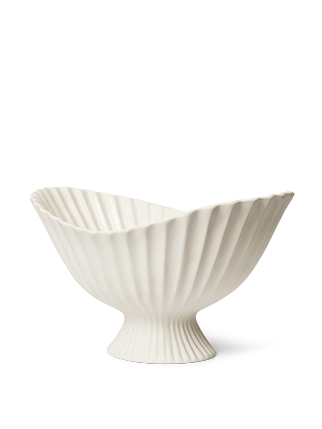 Dekoschale Fountain L off-white - ferm LIVING