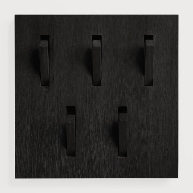 Wandgarderobe Utilitile Eiche Schwarz 5 Haken - Ethnicraft