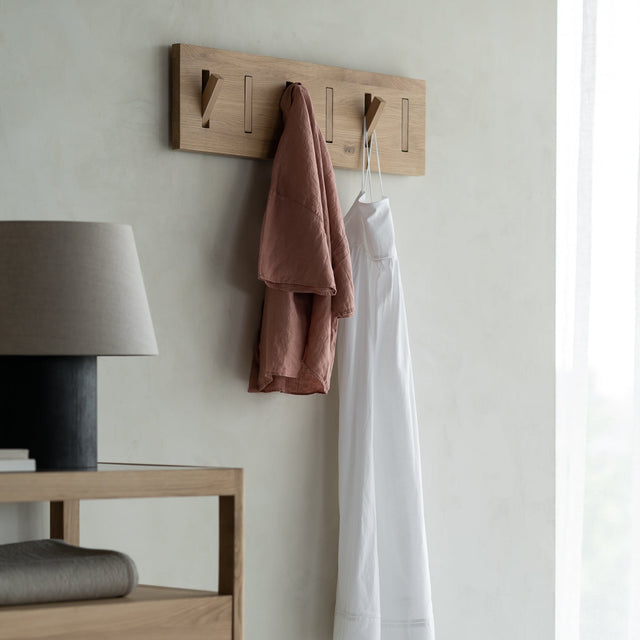 Utilitile Wandgarderobe Eiche Natur 6 Haken - Ethnicraft