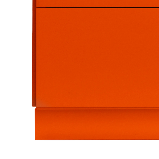 String Relief Sockel 82 cm Orange – Untergestell für die Relief Kommode