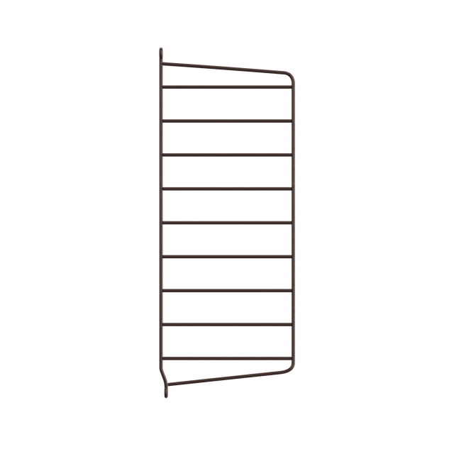 String Wandleiter 50×20cm Dunkelbraun einzeln – Regalleiter String Furniture