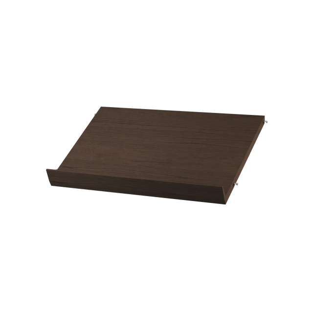 String Magazinregal Holz58×30cm Dunkle Eiche – Zeitschriftenablage für das String Regal