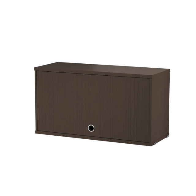 String Schrank mit Klapptür 78 cm Dunkle Eiche – Hängeschrank für das String Regal