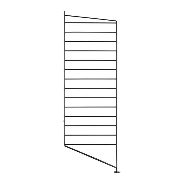 String Bodenleiter 85×30cm Schwarz 2er Set – Regalleiter String Furniture