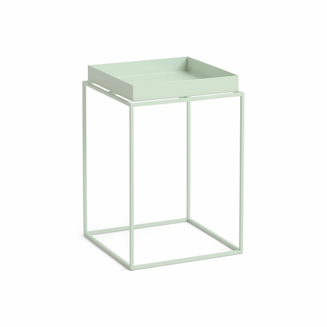 Nachttisch Tray Table HAY Soft Mint hoch 30x30x44cm