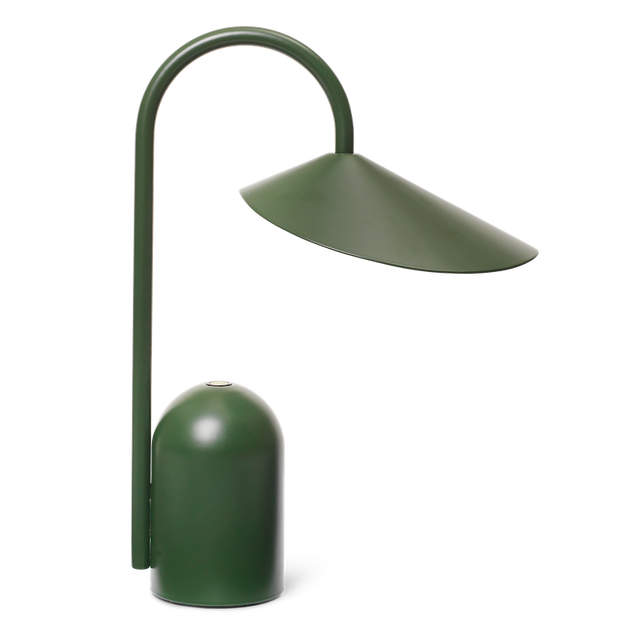 Arum Akku LED-Tischleuchte, grün - ferm Living