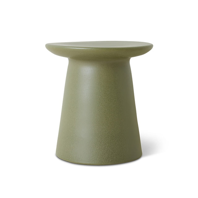 Beistelltisch Earthenware M Keramik Army (40x40x43 cm) - HKliving
