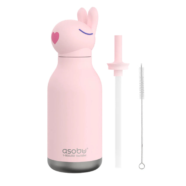 Asobu Trinkflasche Kinder - Tierfigur Thermosflasche