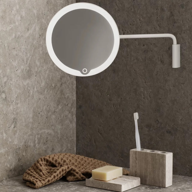 LED Kosmetikspiegel MODO weiß Wandmontage - Blomus