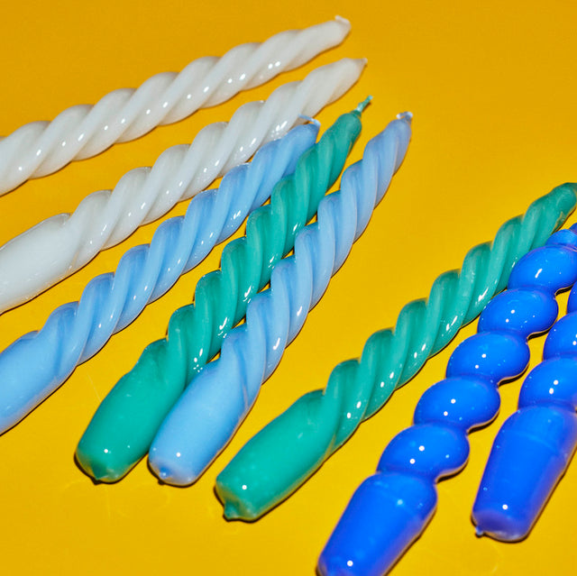 6er Set Twist Kerzen - HAY ps