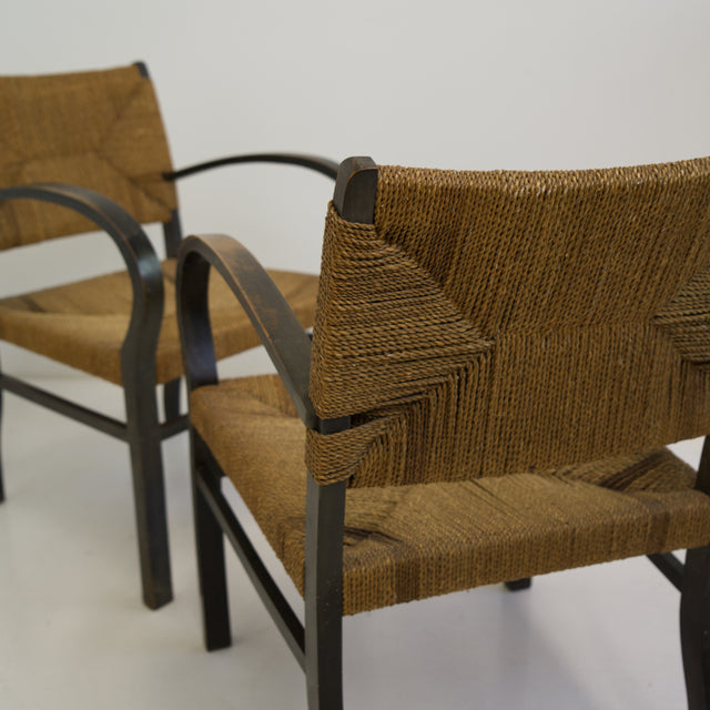 Erich Dieckmann Bauhaus Sessel mit Korbgeflecht - Vintage Stuhl - DesignWe.Love