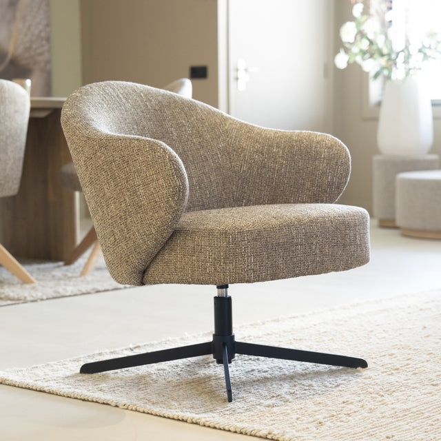 Sessel Connor Taupe Donna - Eleonora