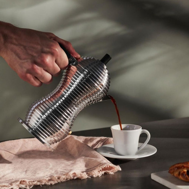 Espressokocher und Tassen im Geschenkset - Alessi