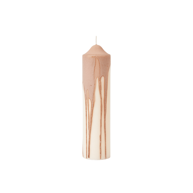 Stumpenkerze Dryp Pillar Candle H20 - ferm LIVING