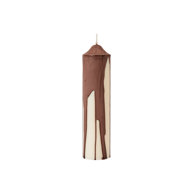 Stumpenkerze Dryp Pillar Candle H20 - ferm LIVING