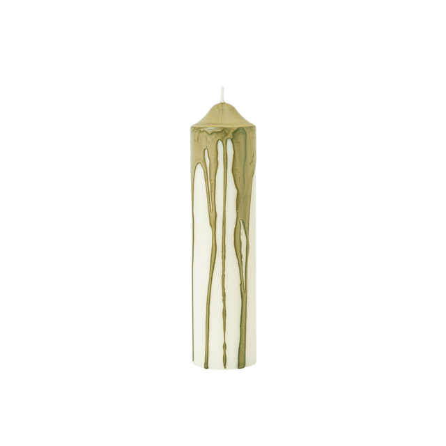 Stumpenkerze Dryp Pillar Candle H20 - ferm LIVING