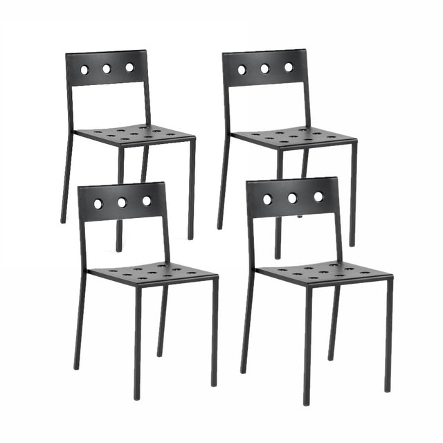 Stuhl (4er Set) Balcony Chair schwarz - HAY