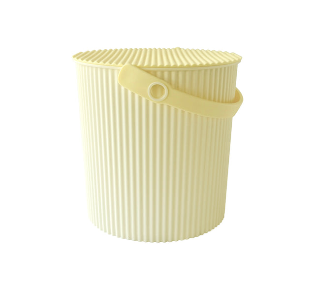 Hachiman Omnioutil Eimer mit Deckel 10 Liter – japanische Designklassiker in der Farbe Lemon