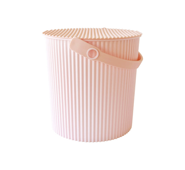 Hachiman Omnioutil Eimer mit Deckel 10 Liter – japanische Designklassiker in der Farbe Peach