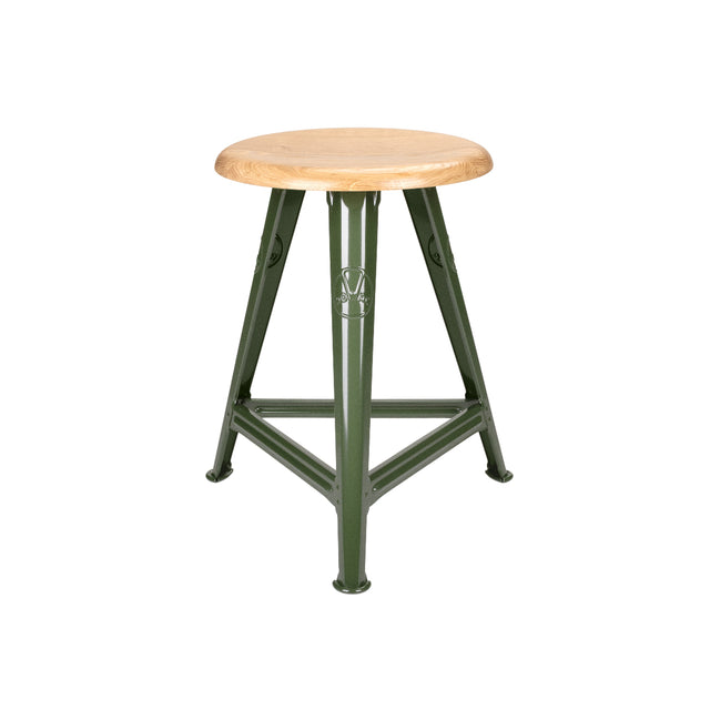 Hocker Schemel Eiche 50cm Mountain Green - Rowac