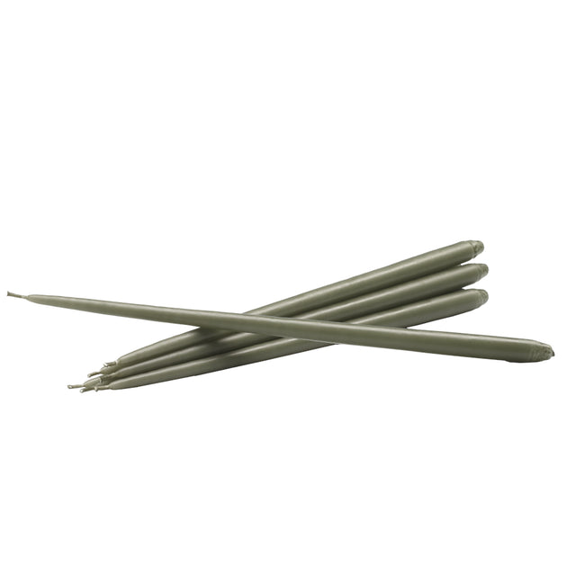 Kerzen im 6er Set Ø 1,3 cm - Stoff Nagel