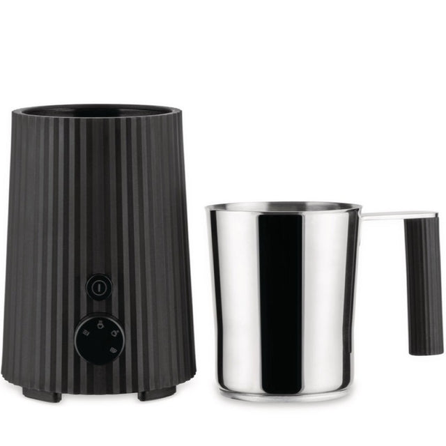 Milchaufschäumer Plissé 350ml Schwarz - Alessi