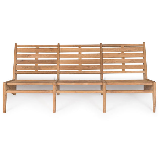 Outdoor Loungesofa Kangaroo 3-Sitzer Teakholz - Detjer