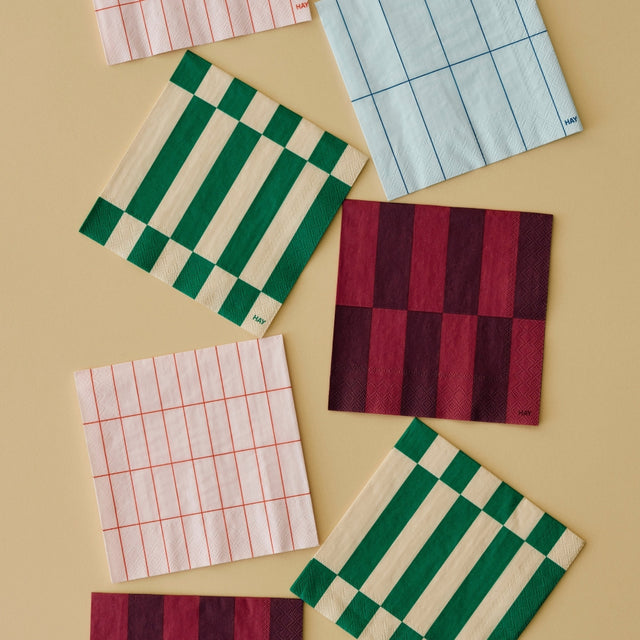 Papierservietten Pattern Napkins Cocktail 20stk. - HAY