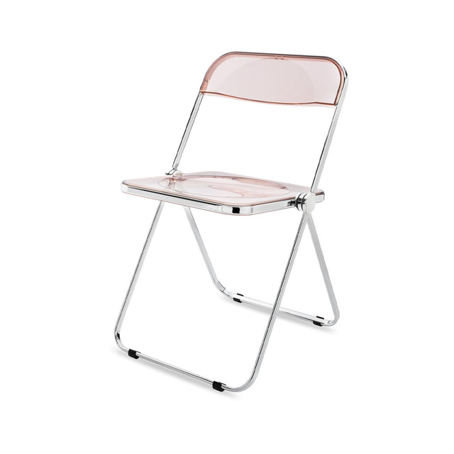 Plia Klappstuhl Chrom Smoky Pink - Anonima Castelli