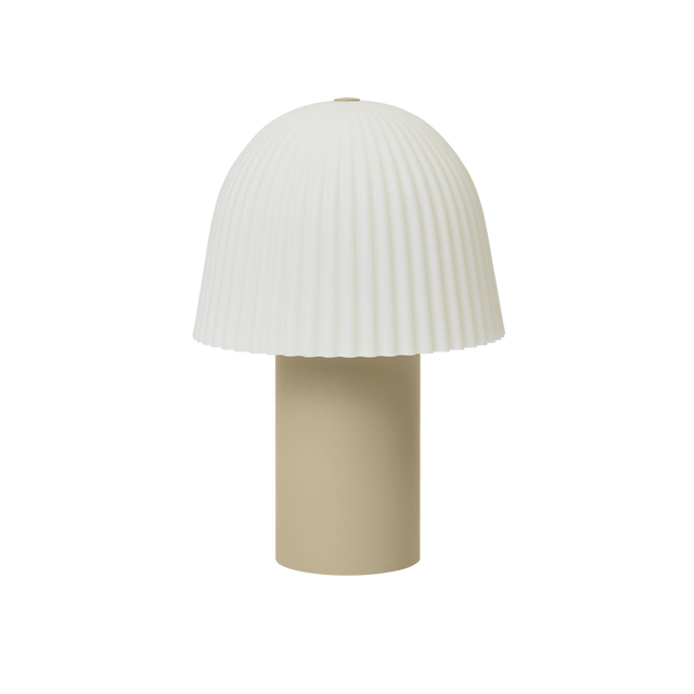 Portable Tischleuchte Frill Cashmere/Weiss - ferm LIVING